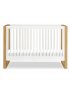 Nantucket 3-in-1 Convertible Crib with Toddler Kit - White/Honey Open Box