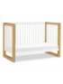 Nantucket 3-in-1 Convertible Crib with Toddler Kit - White/Honey Open Box