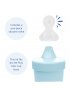 No Spill Lid with Valve - Ice Blue