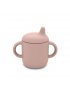 Silicone Sippy Cup with Handles - Soft Blush