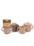 Silicone Sippy Cup with Handles - Soft Blush