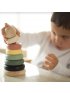 Wood and Silicone Stacker - Sand Tower