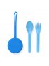 OmiePod Spoon & Fork Set - Capri Blue
