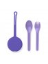 OmiePod Spoon & Fork Set - Lilac