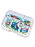 Original 6 Compartment - Roar Red with Race Cars Tray