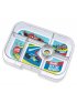 Original 6 Compartment - Surf Blue with Race Cars Tray