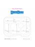 Original 6 Compartment - Surf Blue with Race Cars Tray
