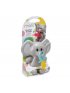 Pacifier Holder - Elephant with Grey Ears