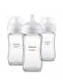 Natural Glass Baby Bottle 8oz 3 pack
