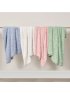 Double Layer Feathered Faux Fur Blanket - Pink
