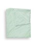 Double Layer Feathered Faux Fur Blanket - Green