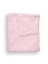 Double Layer Feathered Faux Fur Blanket - Pink