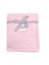 Plush Blanket - Pink Stars