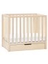 Colby 4-In-1 Mini Crib with Trundle - Washed Natural