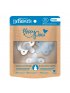 HappyPaci One-Piece Silicone Pacifier 3 Pack - Lt. Blue/Blue/White