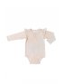 GirlS Long Sleeve Bodysuit In Tencel - Rainbow Dye