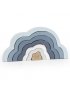 Rainbow Puzzle Cloud - Blue
