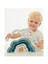 Rainbow Puzzle Cloud - Blue