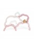Rainbow Puzzle Cloud - Pink