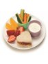 Rainbow Silicone Food Cups 6 pieces