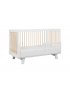Hudson 3 In 1 Crib With Toddler Rail - White -Washed Natural