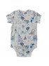 Short Sleeve Bodysuit - Dinosaurs