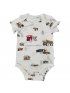 Short Sleeve Bodysuit - Happy Trucks