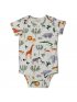 Short Sleeve Bodysuit - Safari Jungle