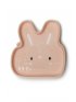 Silicone Snack Plate - Bunny/Blush Pink