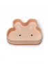 Silicone Snack Plate - Bunny/Blush Pink