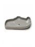 Silicone Snack Plate - Rhino/Silver Grey