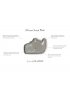 Silicone Snack Plate - Rhino/Silver Grey