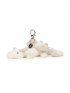 Snow Dragon Bag Charm