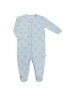 Dream Velour Burnout Sleeper - Blue