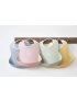 Baby Bib 2 Pack - Powder Yellow/Powder Green