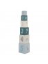 Stacking Blocks Numbers - Blue