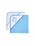 2 Pack Hooded Towel Set - Blue Stars