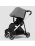 Shine Full Size Stroller with Silver Frame - Grey Melange