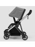 Shine Full Size Stroller with Silver Frame - Grey Melange