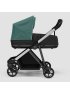 Shine Full Size Stroller with Silver Frame - Mallard Green