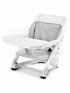 Booster White with Seat Pad - Shadow Grey
