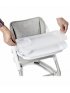 Booster White with Seat Pad - Shadow Grey