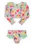 UV Protection Swimming Bikini - Pink Toucan