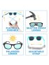 Urban Xplorer Glasses Mirrored Aurora Lenses - White