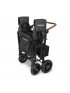 W4 LUXE Premium Quad Stroller - Volcanic Black
