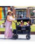 W2 LUXE Premium Double Stroller - Volcanic Black