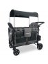 W4 ELITE Quad Stroller - Charcoal Gray