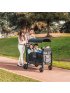 W4 ELITE Quad Stroller - Charcoal Gray