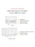 8 in 1 Convertible Crib with All Stages Conversion Kit - White