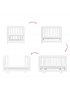 8 in 1 Convertible Crib with All Stages Conversion Kit - White